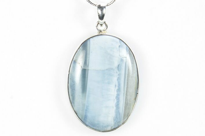 Owyhee Blue Opal Pendant - Sterling Silver #278429
